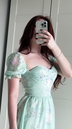 Bahar Yeşil Elbise