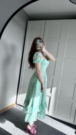 Bahar Yeşil Elbise