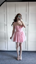 Balerin Pembe Elbise 