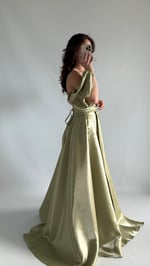 Barbie princess Abiye Fıstık Yeşili