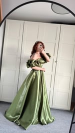 Barbie princess Abiye Haki Yeşil 