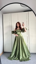Barbie princess Abiye Haki Yeşil 