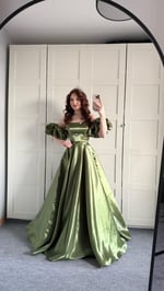 Barbie princess Abiye Haki Yeşil 