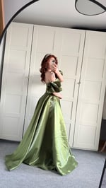 Barbie princess Abiye Haki Yeşil 
