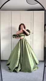 Barbie princess Abiye Haki Yeşil 