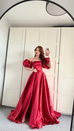 Barbie princess Abiye Kırmızı