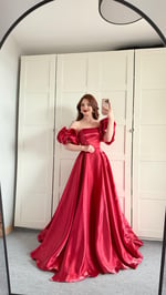 Barbie princess Abiye Kırmızı