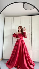 Barbie princess Abiye Kırmızı