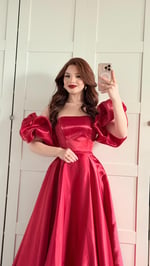 Barbie princess Abiye Kırmızı