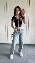 Barrel Bol Kesim Baggy Jean Açık Mavi