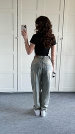 Barrel Bol Kesim Baggy Jean Eskitme