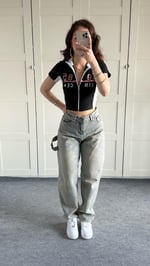Barrel Bol Kesim Baggy Jean Eskitme