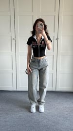 Barrel Bol Kesim Baggy Jean Eskitme
