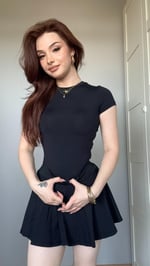 Basıc Kısa Kol Bodysuit Siyah