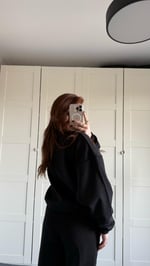 Basıc Oversize Sweat Siyah
