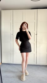 Basıc Oversize Tişört Siyah