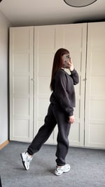 Basıc Sweat Eşofman Takımı Antrasit