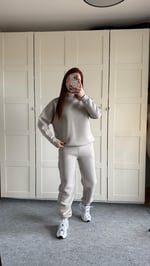 Basıc Sweat Eşofman Takımı Gri