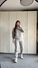 Basıc Sweat Eşofman Takımı Gri