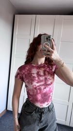 Batik Pembe Tişört 