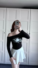 Black Widow Siyah Bluz 