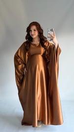Butterfly Abaya Bakır