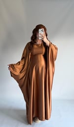 Butterfly Abaya Bakır