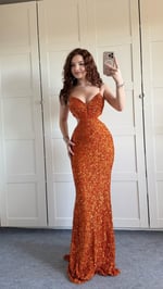 Candice Abiye Turuncu