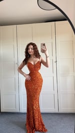 Candice Abiye Turuncu