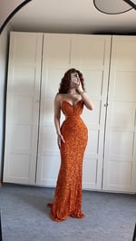 Candice Abiye Turuncu