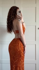 Candice Abiye Turuncu