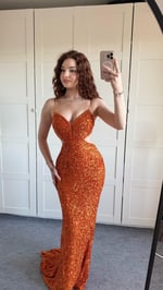 Candice Abiye Turuncu