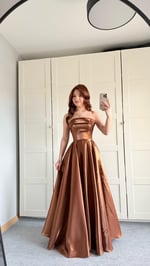 Cindirella Abiye Kahverengi
