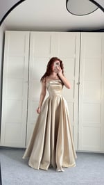 Cindirella Abiye Olive
