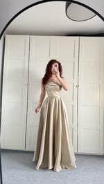 Cindirella Abiye Olive