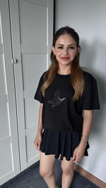 Club Kuş Siyah Tişört
