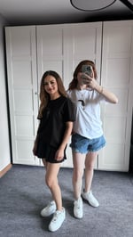 Clup Papağan Siyah Tişört