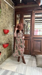 Coachella Etnik Desen Elbise