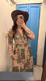 Coachella Etnik Desen Elbise