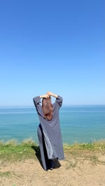 Crop Pantolon Hırka Takım Füme 