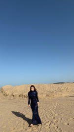 Disa Pul Payetli Abiye Lacivert 