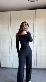 Dokulu Triko Takım Lacivert 