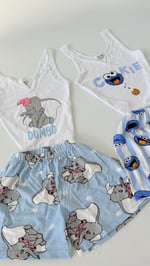 Dumbo Şort Takım Mavi