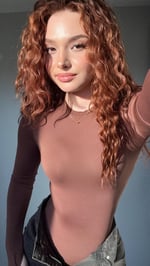 El Detaylı Çıtçıtlı Bodysuit Kahverengi 