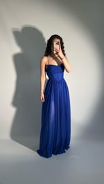 Elsa Simli Abiye Saks Mavisi