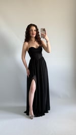 Elsa Simli Abiye Siyah