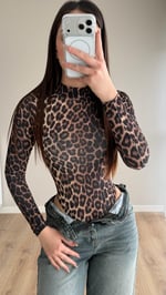 Glamour Leopar Bodysuit