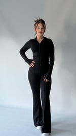 Helyum Çimalı Pantolon Takım Siyah