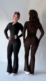 Helyum Çimalı Pantolon Takım Siyah