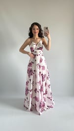 Hibiscus Kemer Abiye Mor Güllü